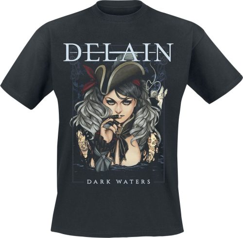 Delain Dark waters Tričko černá