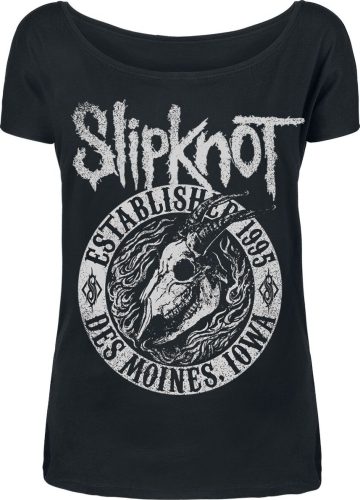 Slipknot Flaming Goat Dámské tričko černá