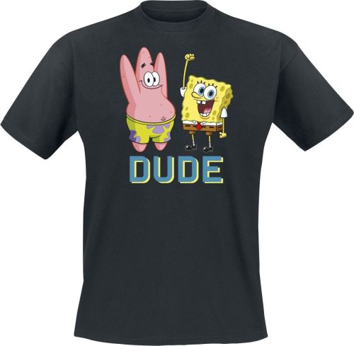 SpongeBob SquarePants Patrick und Spongebob - Dude Tričko černá