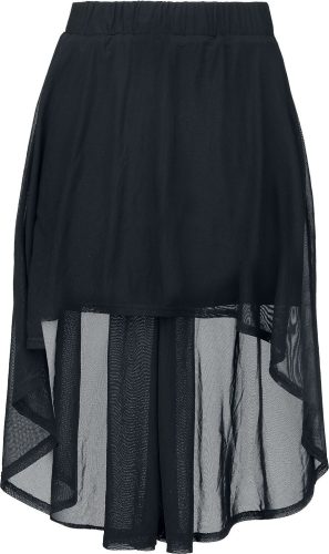 Gothicana by EMP Skirt With Transparent Details Sukně černá
