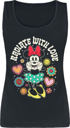 Mickey & Minnie Mouse Minnie Mouse - Radiate With Love Dámský top černá