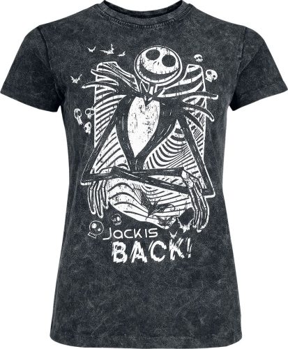 The Nightmare Before Christmas Jack's Back Dámské tričko černá