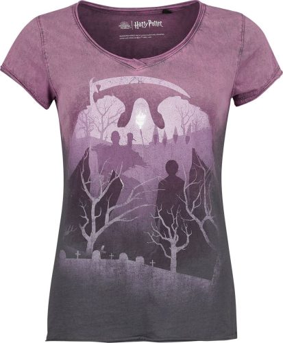 Harry Potter Graveyard Silhouette Dámské tričko šeríková