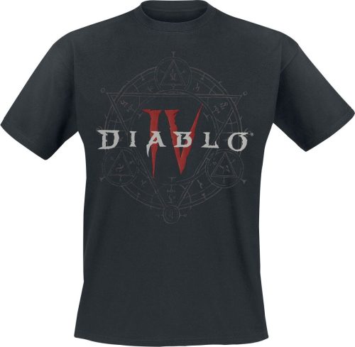 Diablo IV - Pentagram Tričko černá
