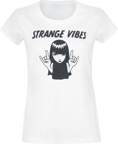 Emily The Strange Strange Vibes Dámské tričko bílá