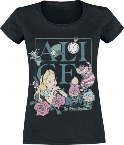 Alice in Wonderland Alice Dámské tričko černá
