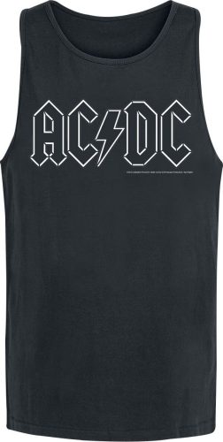 AC/DC Black Logo Tank top černá