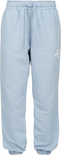 New Balance Flísové kalhoty NB Essentials s potiskem Dámské tepláky modrá