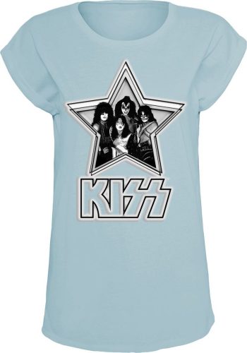 Kiss Star Photo Dámské tričko světle modrá