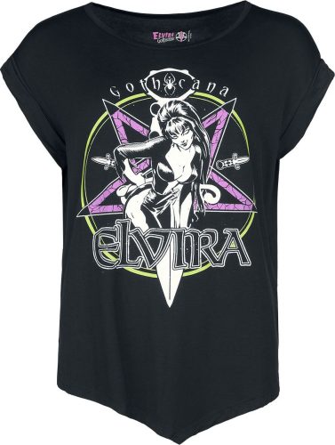 Gothicana by EMP Gothicana X Elvira T-Shirt Dámské tričko černá