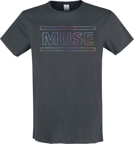 Muse Amplified Collection - Logo Tričko charcoal