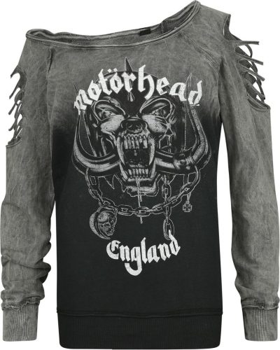 Motörhead Logo England Dámská mikina šedá