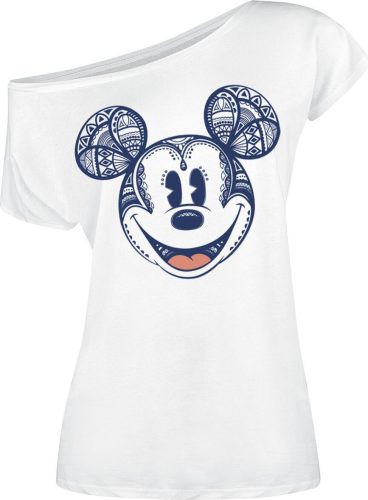 Mickey & Minnie Mouse Tribal Dámské tričko bílá