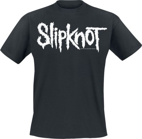 Slipknot White Logo Tričko černá