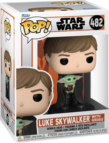 Star Wars Vinylová figurka č. 482 Luke Skywalker with Grogu Sberatelská postava standard