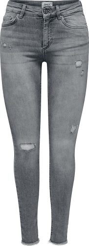 Only Denimové kalhoty ONLBLUSH MID SK AK RW DST REA724NOOS Dámské džíny šedá
