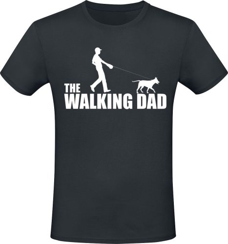Tierisch The Walking Dad Tričko černá