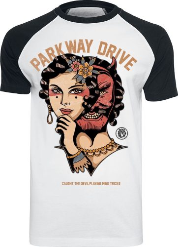 Parkway Drive Devil Tricks Raglánové tričko cerná/bílá