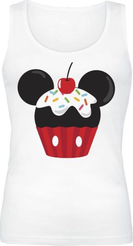 Mickey & Minnie Mouse Cupcake Dámský top bílá