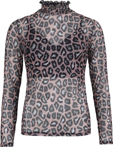 Gothicana by EMP Gothicana X Elvira Longsleeve Dámské tričko s dlouhými rukávy leopardí