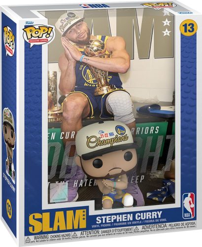 NBA Slam - Stephen Curry (Pop! NBA Cover) - Vinyl Figur 13 Sberatelská postava standard