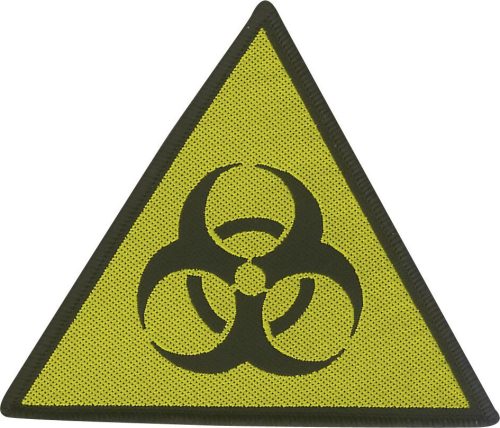 Biohazard Danger nášivka cerná/žlutá