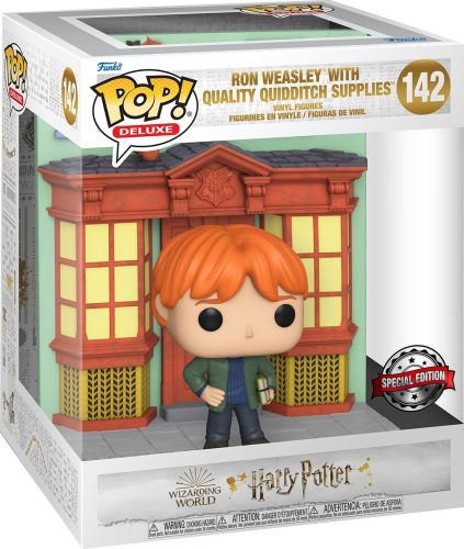 Harry Potter Vinylová figurka č. 142 Ron Weasley with Quality Quidditch Supplies (Pop! Deluxe) Sberatelská postava standard