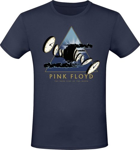 Pink Floyd The Dark Side Of The Moon 50th Anniversary Tričko námořnická modrá