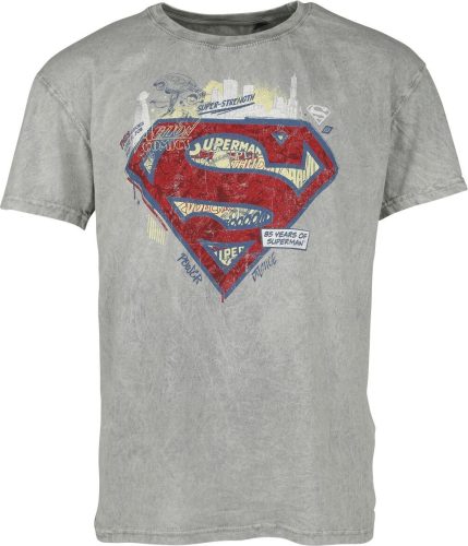 Superman Logo - 85th Anniversary Tričko šedá