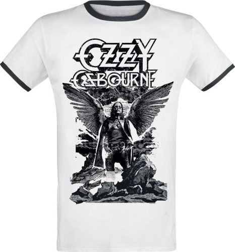 Ozzy Osbourne Angel Wings Tričko bílá