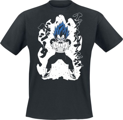 Dragon Ball Super - Royal Blue Vegeta Tričko černá