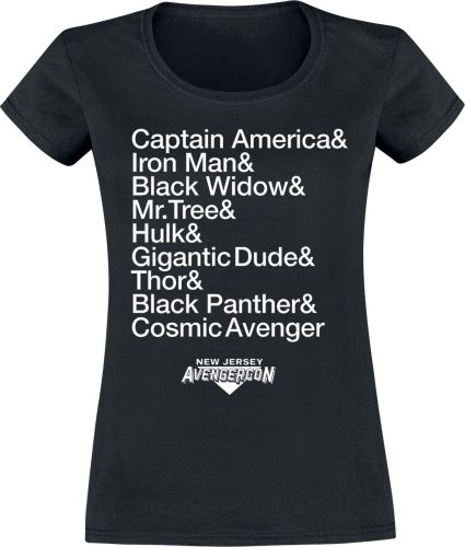 Ms. Marvel Names Dámské tričko černá