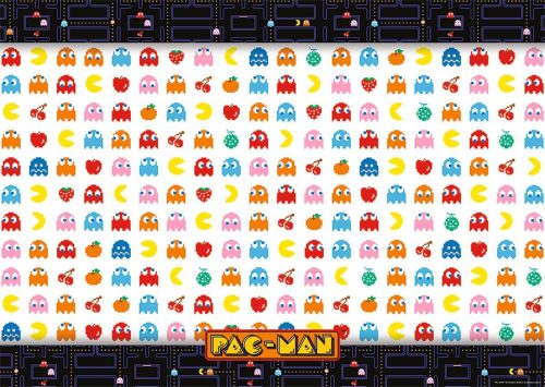 Pac-Man Challenge Puzzle Puzzle vícebarevný