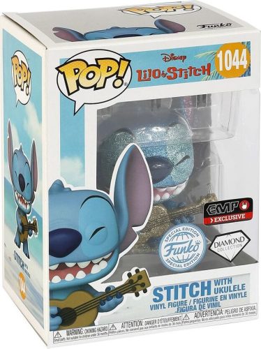 Lilo & Stitch Stitch with Ukulele (Glitter) Vinyl Figur 1044 Sberatelská postava standard
