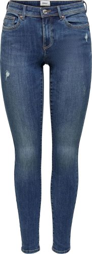 Only Skinny kalhoty ONLWAUW MID BJ114-3 NOOS Dámské džíny modrá