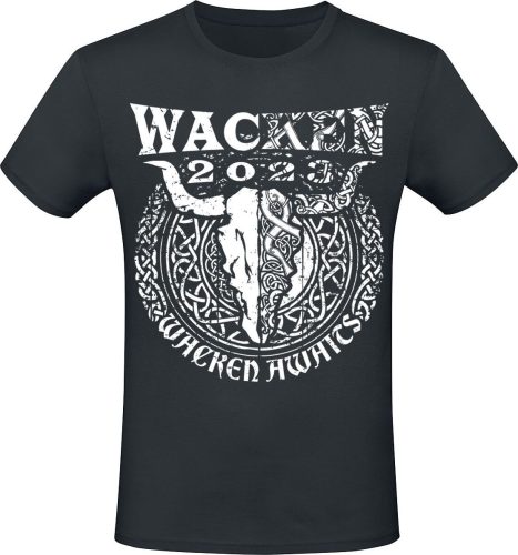 Wacken Open Air W.O.A. - Wacken Awaits - 2023 Tričko černá