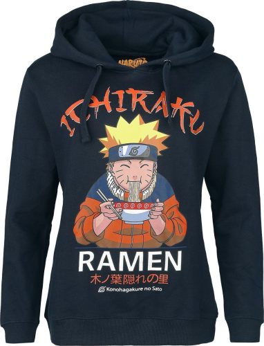 Naruto Ramen Dámská mikina s kapucí námořnická modrá