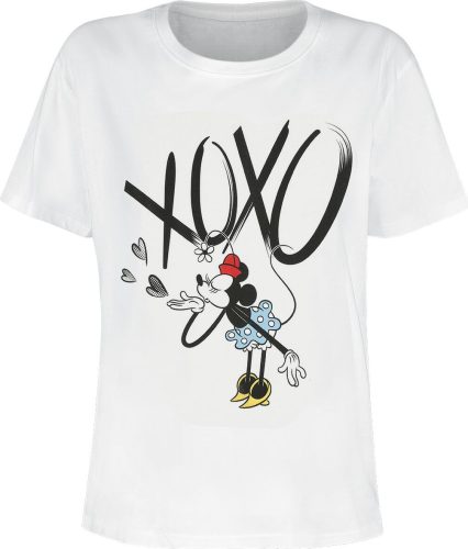 Mickey & Minnie Mouse XOXO Dámské tričko bílá