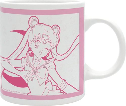 Sailor Moon Sailor Moon & Luna Hrnek bílá/ružová
