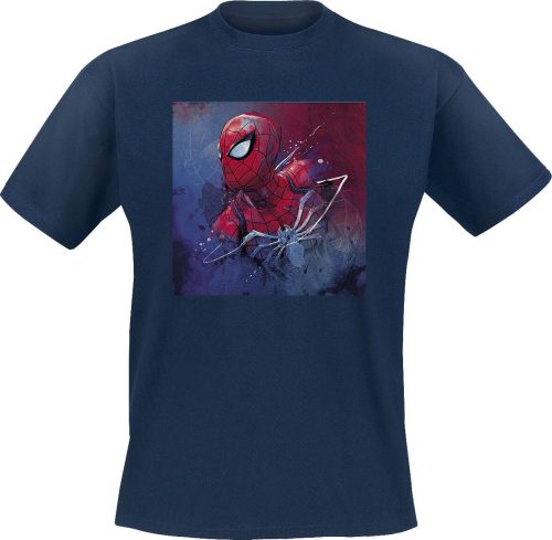 Spider-Man Gamerverse - Oil Plant Tričko námořnická modrá