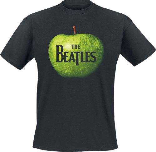 The Beatles Apple Logo Tričko černá