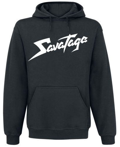 Savatage Logo Mikina s kapucí černá