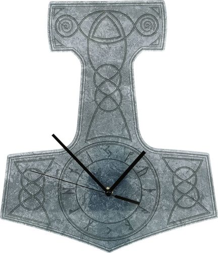 Nástěnné hodiny Thor´s Hammer Nástenné hodiny šedá
