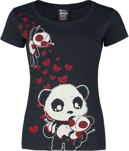 Cupcake Cult Tričko Voodoo Panda Dámské tričko černá