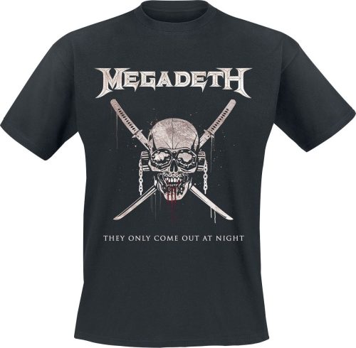 Megadeth Crossed Swords Tričko černá