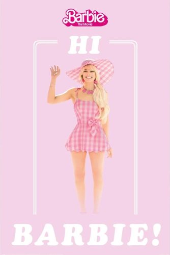 Barbie Hi Barbie plakát světle růžová