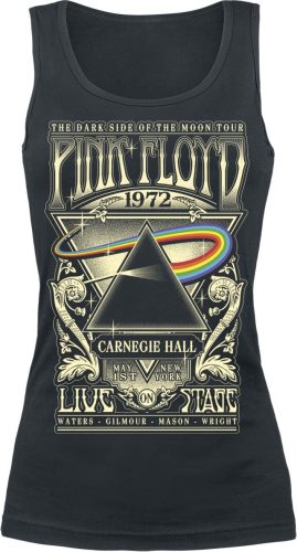 Pink Floyd The Dark Side Of The Moon - Live On Stage 1972 Dámský top černá