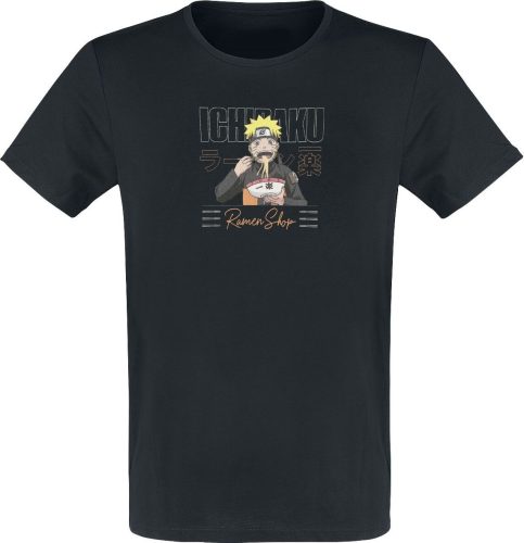Naruto Ramen's Shop Tričko černá