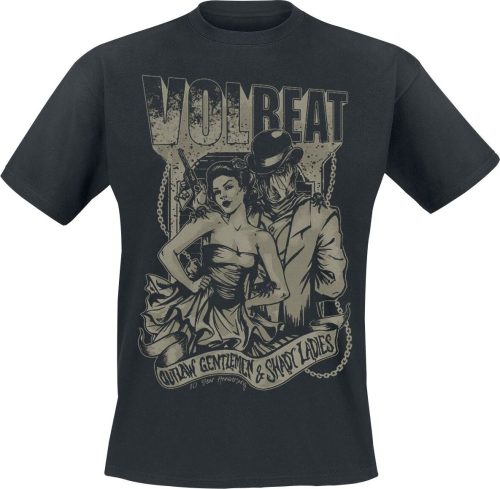 Volbeat Outlaw Gentlemen & Shady Ladies - Anniversary Tričko černá