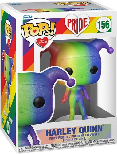 Harley Quinn Vinylová figurka č. 156 Pride 2022 - Harley Quinn (Rainbow) Sberatelská postava standard